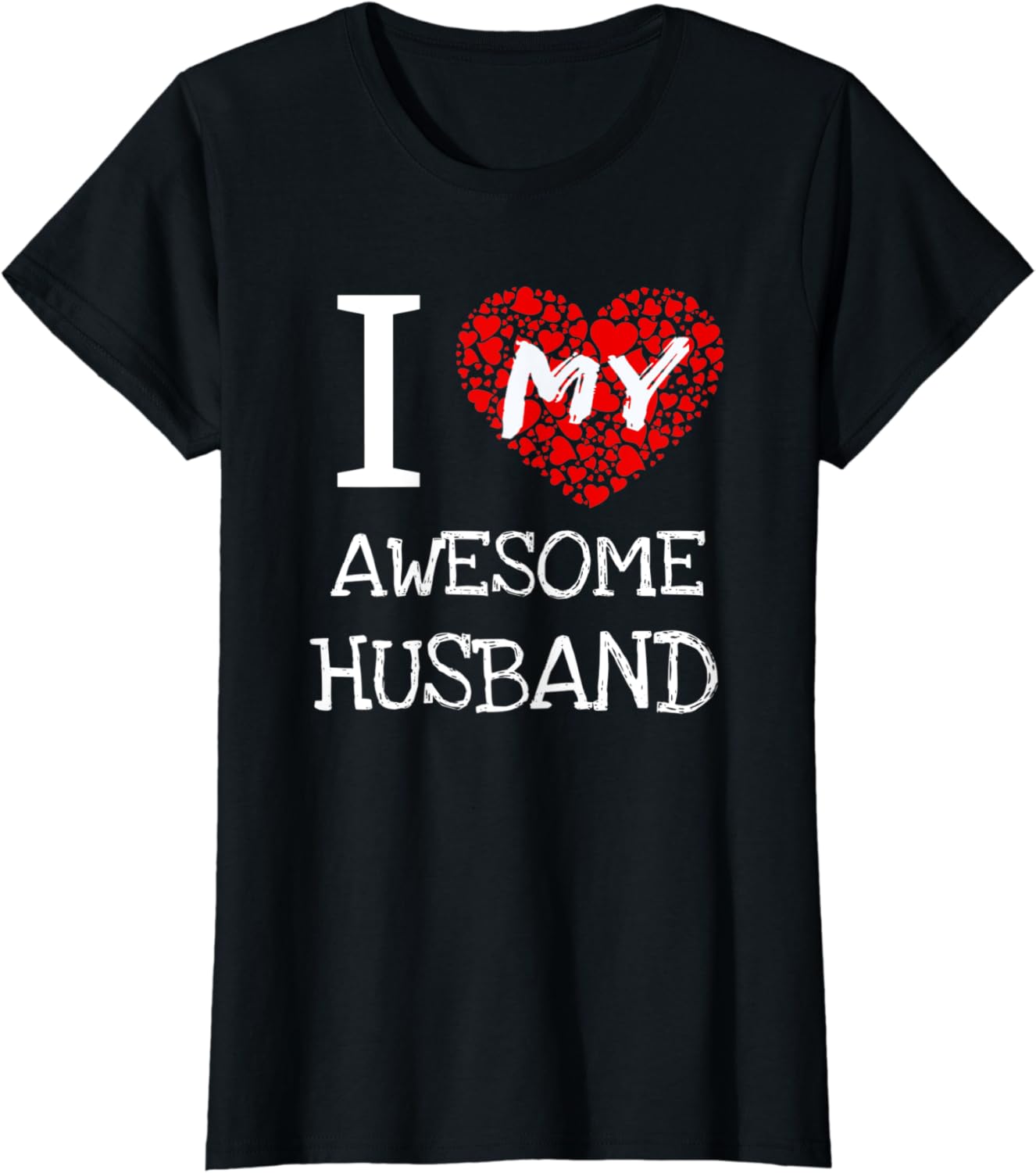 Womens I Love My Awesome Husband TShirt for Women Gift T